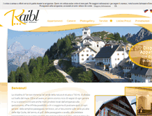 Tablet Screenshot of hotelraibl.com